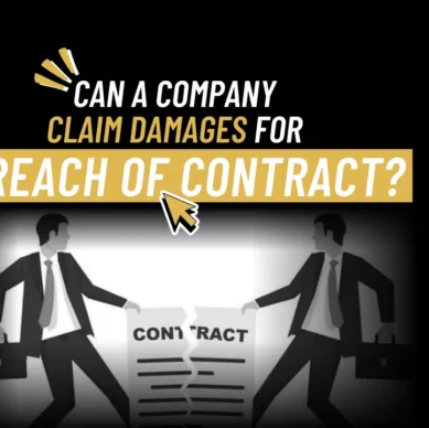 Can a Company Claim Damages for Breach of Contract