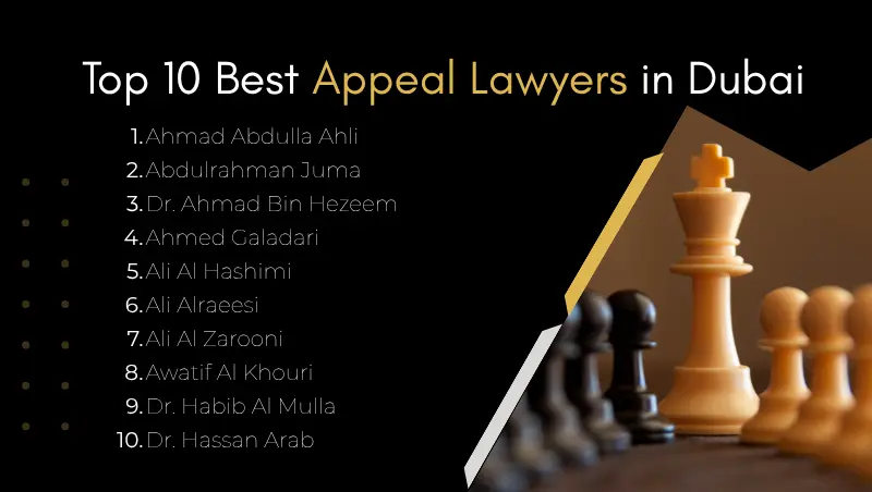 Top 10 Best Appeal Lawyers in Dubai for 2026